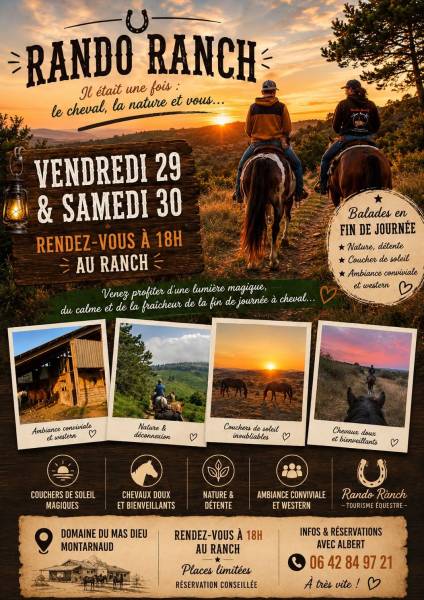 randonnée à cheval avec Rando RANCH